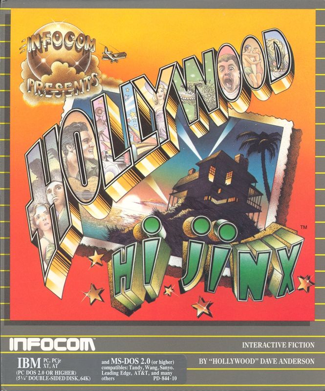 Hollywood Hijinx box art for Commodore 64